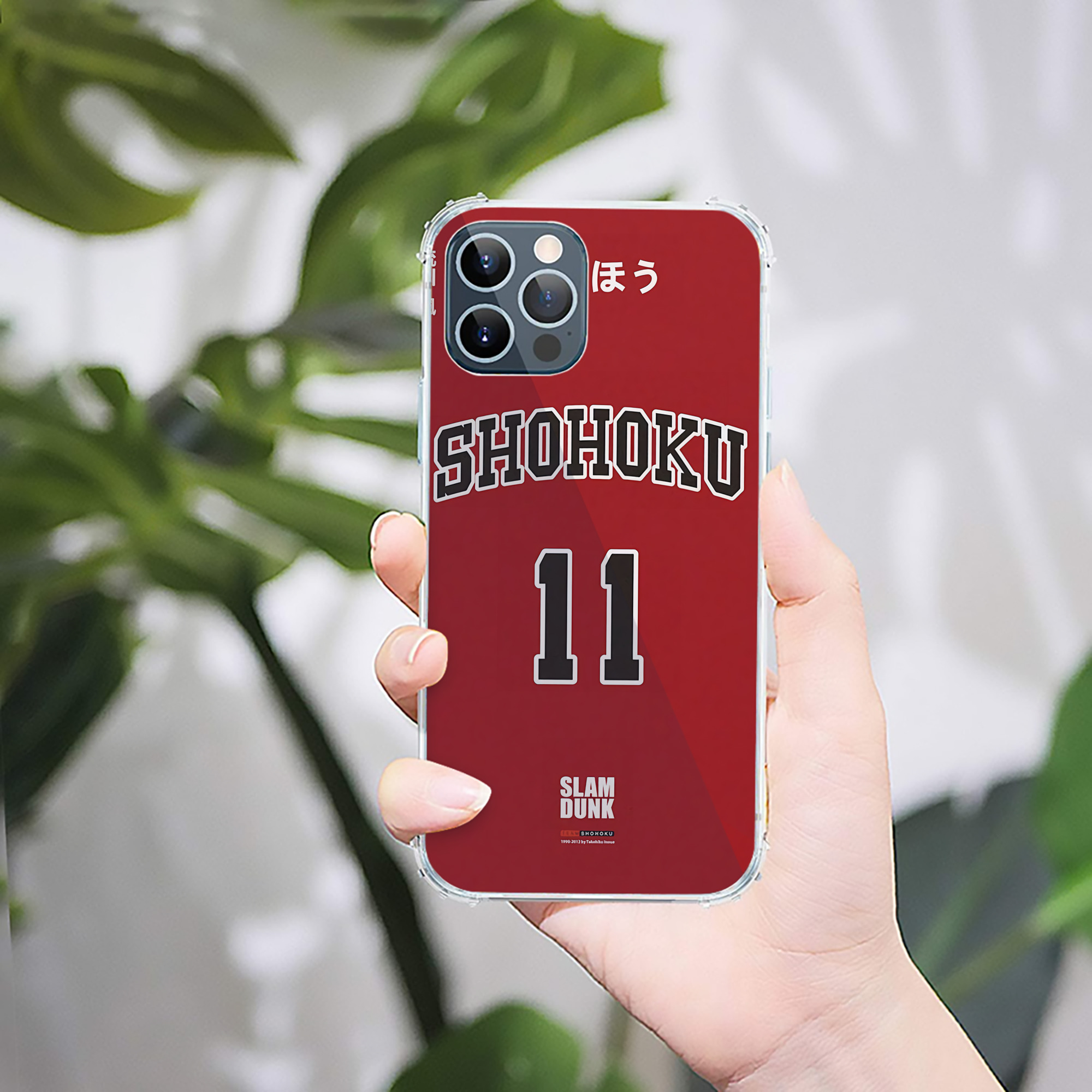 （画像用） SLAM DUNK／スラムダンク 【iPhone 12シリーズ対応】透明スマホケース（クリアソフトケース）